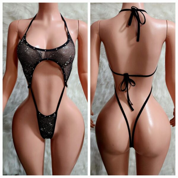 Bandeau Top Slingshot Style One Piece